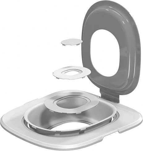 Cat Toilet Trainer Kit | Cat Potty Training Kit Toilet Box (Grey) in Kuwait
