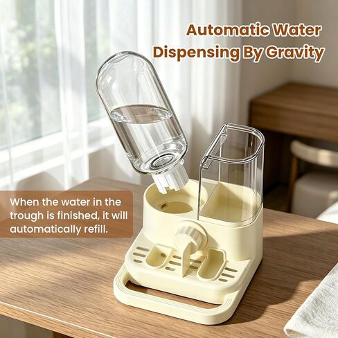 2-in-1 Automatic No Mess Bird Feeder & Gravity Waterer Dispenser for Cage in Kuwait