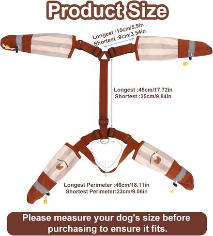 Anti Dirt Pants for Small Dogs, Upgraded Adjustable Suspender Dust Free Waterproof Full-Leg Protective Rain Boots Non-Slip Paw Protector Shoes Gear for 8-15lbs Dogs Outdoor Walking & Hiking in Kuwait