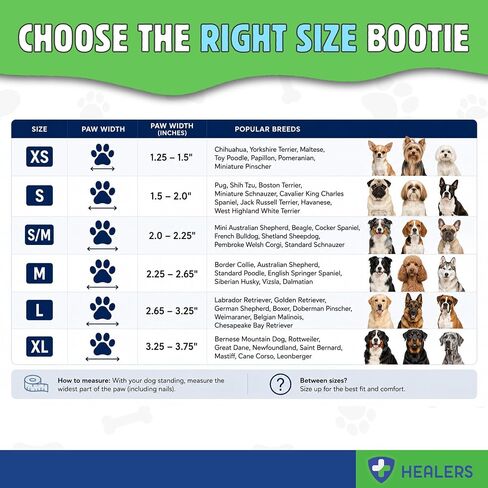 Healers PetCare Medical Dog Boots Box Set with Gauze, Medium in Kuwait