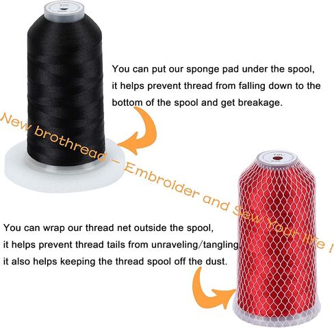 New brothread 25 Basic Color Huge Spool Polyester Embroidery Machine Thread in Kuwait