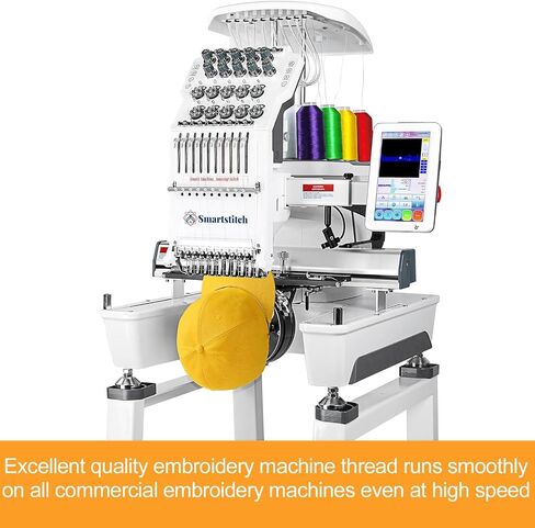 New brothread 25 Basic Color Huge Spool Polyester Embroidery Machine Thread in Kuwait