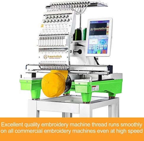 New brothread 25 Basic Color Huge Spool Polyester Embroidery Machine Thread in Kuwait