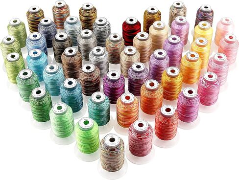 New brothread 25 Colors Variegated Polyester Embroidery Machine Thread Kit in Kuwait