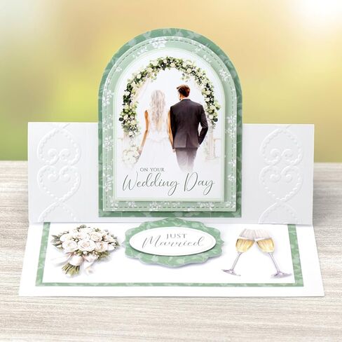 Forever & Always Die Cut Decoupage Collection for Wedding Card Making. 12 Pre-Cut Sheets for 3D Card Toppers Paper Tole by Katy Sue Designs in Kuwait