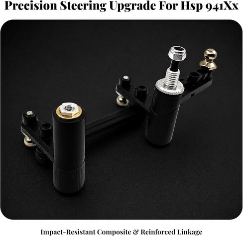 YIJU RC Car Steering Assembly for 1 10 Scale Model Vehicles with Black Molded Linkage and Ball Joint for Smooth Suitable for Routine Servicing and Performance Upgrades in Kuwait