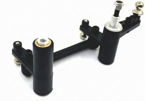 Chosertory RC Car Steering Assembly for 1 10 Scale Model Cars with Connecting Arms and Metal Fasteners for Reliable Directional Movement Suitable for Workshop Repairs and Custom Projects in Kuwait