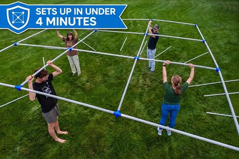 Sky Grid Pro 9 Square Game Giant Lawn Games – Impact Proof PVC Backyard - 5 Heights -Playground Adjustable Square Game System–Windproof and Waterproof–Easy Setup - Nine Square Outdoor Games in Kuwait