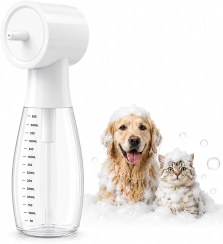 650ml Electric Dog Shampoo Dispenser, Rechargeable Foam Sprayer in Kuwait