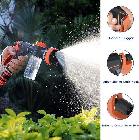 Dog Washing Hose Attachment, Dog Shower Attachment Hose Nozzle Foam Sprayer in Kuwait
