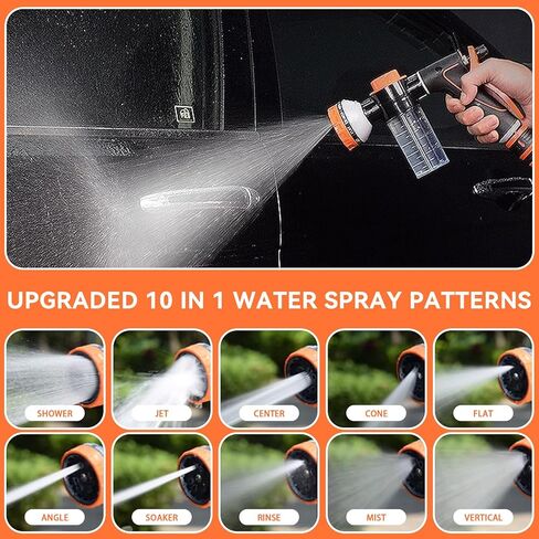 Dog Washing Hose Attachment, Dog Shower Attachment Hose Nozzle Foam Sprayer in Kuwait