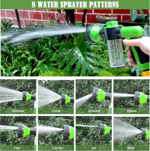 Dog Wash Sprayer Outdoor, 8-in-1 Dog Sprayer Hose Attachment in Saudi Arabia