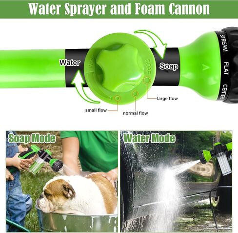 Dog Wash Sprayer Outdoor, 8-in-1 Dog Sprayer Hose Attachment in Saudi Arabia