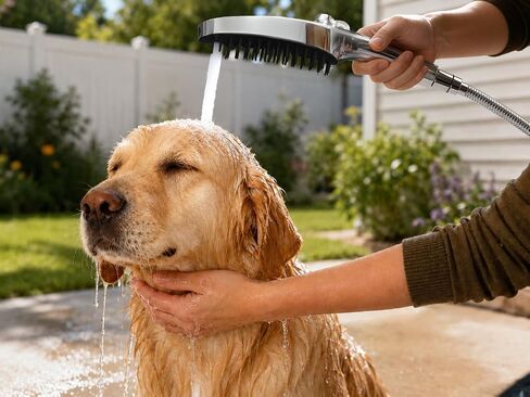 G-Promise 3 Mode Dog Wash Shower Attachment with Pause Mode for Outdoor Use in Kuwait