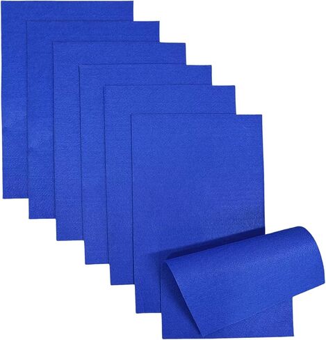 Jtnohx Soft Felt Sheets Color Felt Fabric for Sewing White 7Pcs 8"x12" 1mm in Kuwait