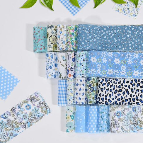 40Pcs 100% Cotton Fabric Jelly Roll Precut Quilting Strips 2.56x19.6in in Kuwait