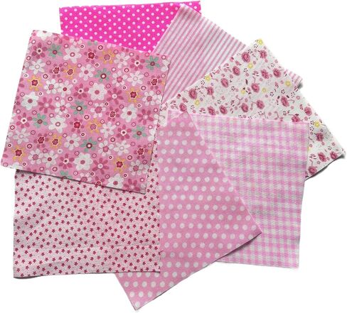 Cotton Quilting Fabric Squares, 42 Piece, 5x5 Inch, Pre-Cut in Kuwait
