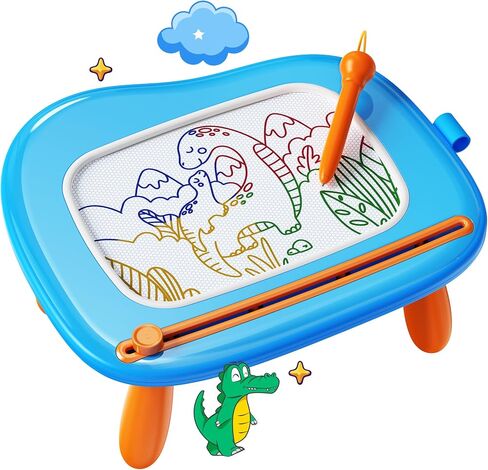 KOKODI Magnetic Drawing Board, Toddler Girl Toys for 1-2 Year Old, Large Doodle Board Pad Learning and Educational Toys for 1 2 3 Year Old Baby Kids Birthday Gifts(Pink) in Kuwait