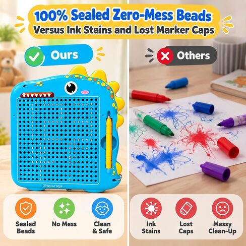 Dinosaur Toys for Kids Magnetic Board Montessori Toys for 3 4 5 Year Old in Saudi Arabia