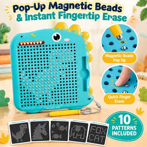 Dinosaur Toys for Kids Magnetic Board Montessori Toys for 3 4 5 Year Old in Saudi Arabia