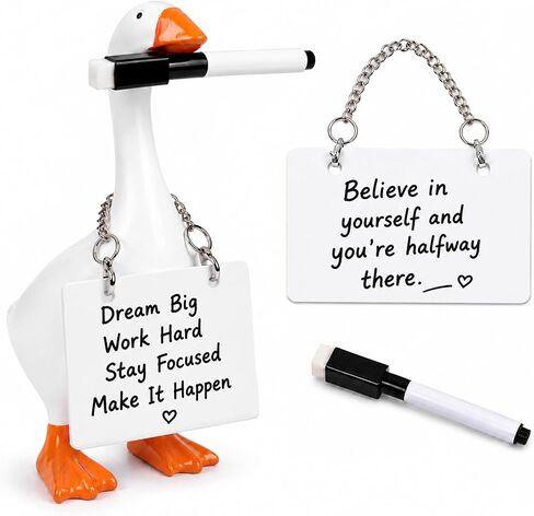 7 Inch Desk Goose Mini Magnetic Desk Goose for Home Office Decoration (Clear) in Saudi Arabia