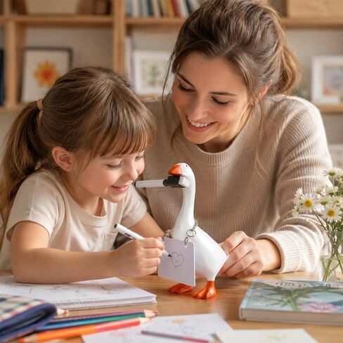 7 Inch Desk Goose Mini Magnetic Desk Goose for Home Office Decoration (Clear) in Saudi Arabia