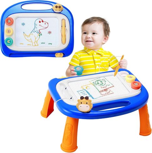 vusum Toddler Toys for 18M+ 2 3 Year Old Boys&Girls, Magnetic Drawing Doodle Board Kids Toy Etch A Pad Sketch,Toddle Boy Toy for Educational Learning of Age 18M+ 2 3 4 Boys & Girls Birthday in Kuwait