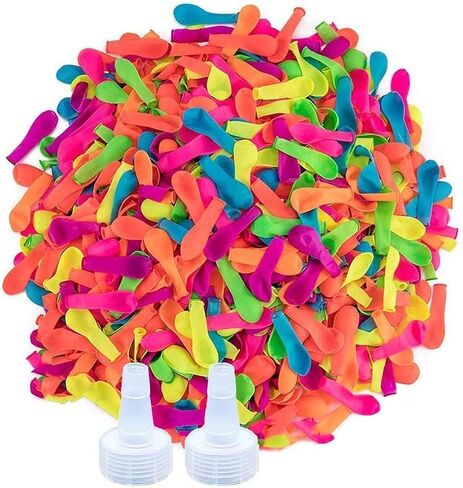 1111Pcs Water Balloons【1111】Water Balloons Quick Fill Colorful Air Balloons for Fun Fast Filling Water Balloon for Family in Kuwait