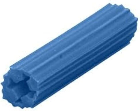 CRL 1/4" Hole 1" Length 7-8-9 Screw Expanding Plastic Screw Anchors - Box of 100 in Kuwait
