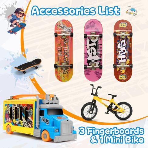 KETIEE Finger Skateboard Park Set, 2-in-1 Transforming & Foldable in Kuwait