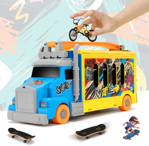 KETIEE Finger Skateboard Park Set, 2-in-1 Transforming & Foldable in Kuwait