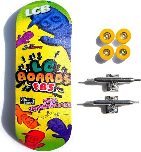 LC BOARDS Fingerboard Complete 98X34 Sour Graphic with Foam Grip in Kuwait
