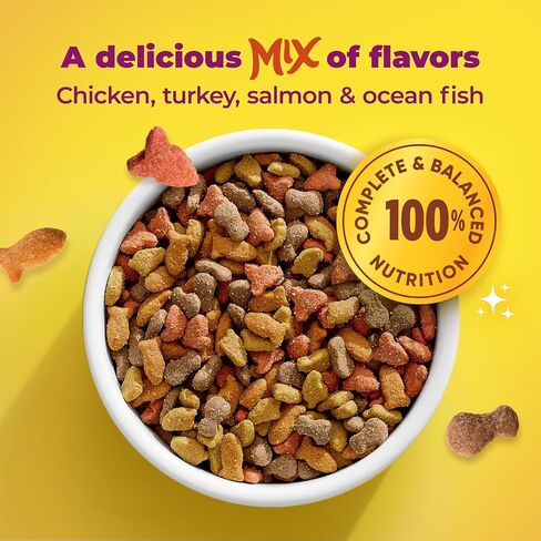 Meow Mix Original Choice Dry Cat Food, 18 oz Pouches in Kuwait