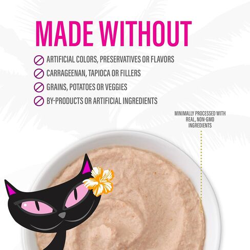 Tiki Cat Luau Velvet Mousse Wet Cat Food, Salmon, 2.8oz Pouch, 12ct in Kuwait