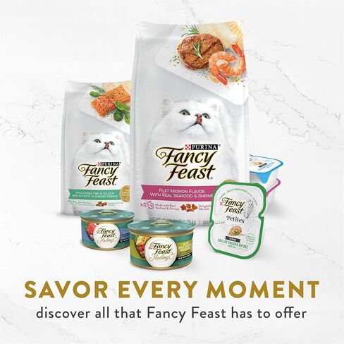 Purina Fancy Feast Broth Cat Food Complement (16 Ct) 1.4 oz Pouche in Kuwait