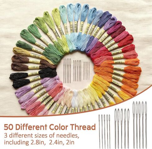 Esoes Speedweve Darning Mini Loom Kits with 50 Color Threads, Sock Darning Mushroom Egg, Complete Darning Kit for Beginners Quickly Mending Jeans Socks, DIY Knit Patch Repair Clothes Tool in Kuwait