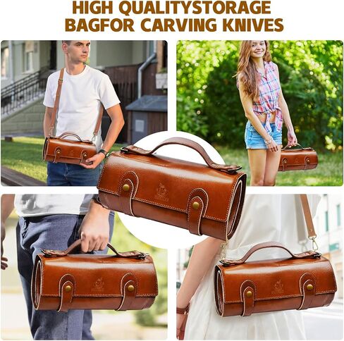 IMYMEE Deluxe Wood Carving Kit，Wood Carving Tools Set with Large Storage Case，Wood Carving Knife Set-Whittling Kit with 8 Pcs Whittling Knives& 5 Detail Knives for Beginners and Hobbyists in Kuwait