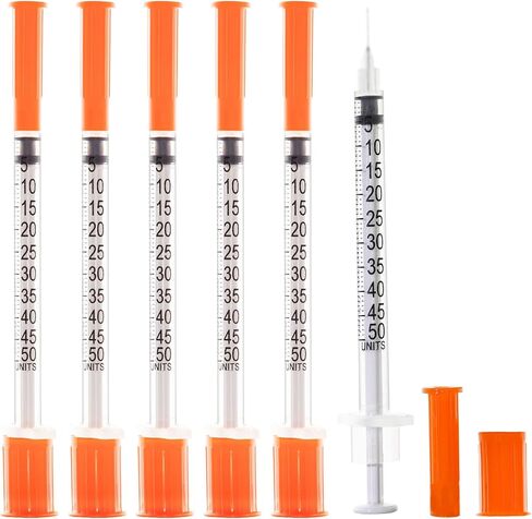 U-100 0.5ml 30 Gauge 5/16" Syringe, Individually Packed 20 PACK in Kuwait