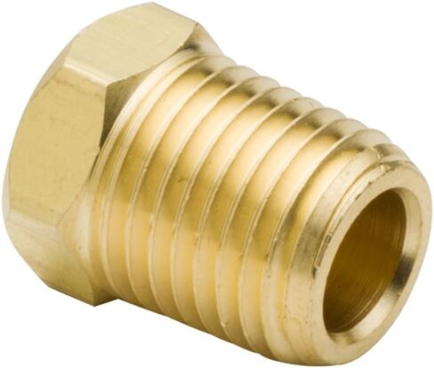Hex Plug, 1/4" NPT Male, Solid Brass Pipe Fitting, Pack of 5 in Kuwait