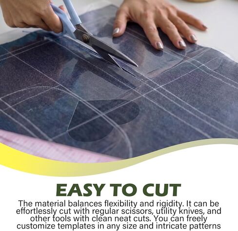 12 Pack 12x18 Inch Quilting Translucent Plastic Sheets in Saudi Arabia