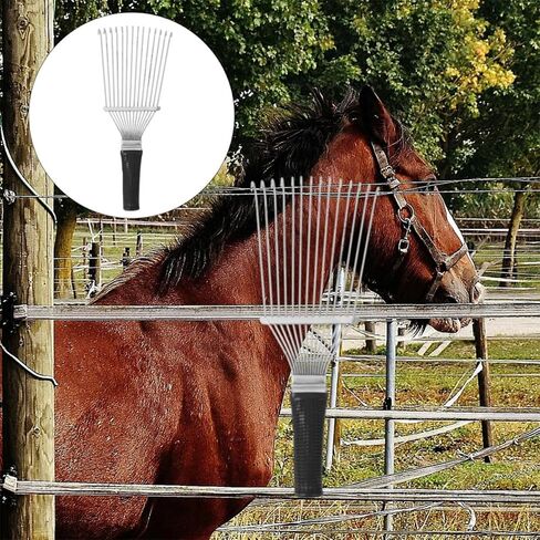 2 Pack Wool Comb Brush Stainless Steel with Ergonomic Handle for Fabric in Kuwait