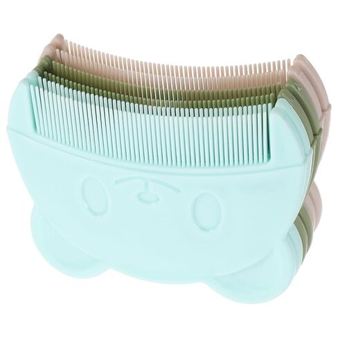 6 Pcs Bear Shaped Fine Tooth Baby Comb for Newborn Scalp Care in Kuwait