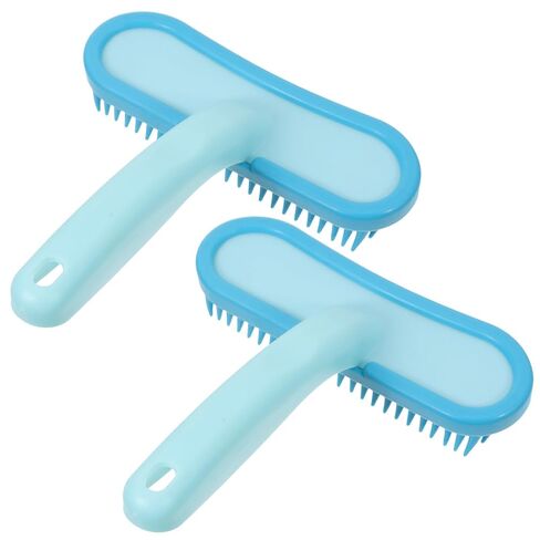 2pcs Bunny Grooming Brush for Shedding, Silicone Wide Head in Kuwait