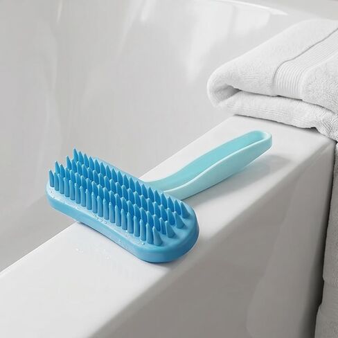 2pcs Bunny Grooming Brush for Shedding, Silicone Wide Head in Kuwait