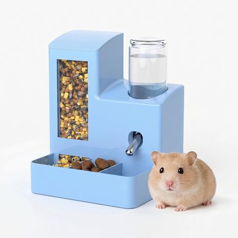 Hamster Water Bottle Feeder, No Drip 2-in-1 Dispenser in Kuwait