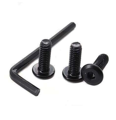 10pcs 1/4"-20 x 4 Black Rivet Countersunk Socket Cap Bolts Screws Connecting 304 Stainless Steel in Kuwait