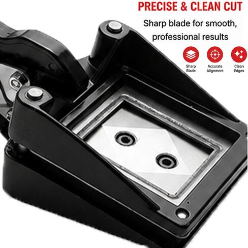 Handheld 35x45mm Passport Photo Cutter, Red Iron Photo Die Punch Tool in Kuwait