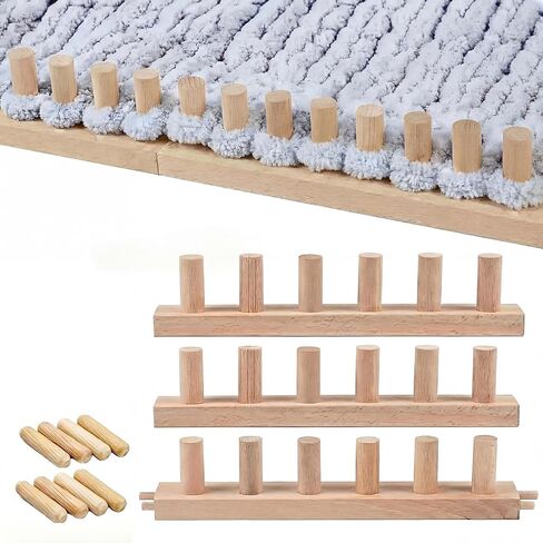 46“Chunky Knitting Blanket Loom - Wooden Knitting Loom Frame for Hand in Kuwait