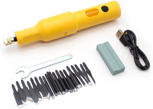 Cordless Electric Wood Carving Chisel with 20PCS Replaceable Blades in Kuwait