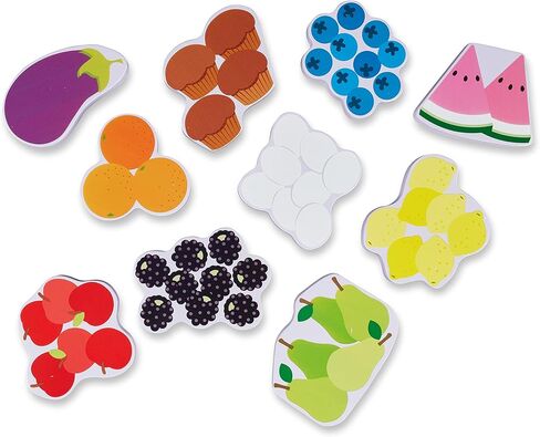 Melissa & Doug Blue's Clues & You! Wooden Chunky Puzzle - Fridge Food (10 Pieces) in Kuwait
